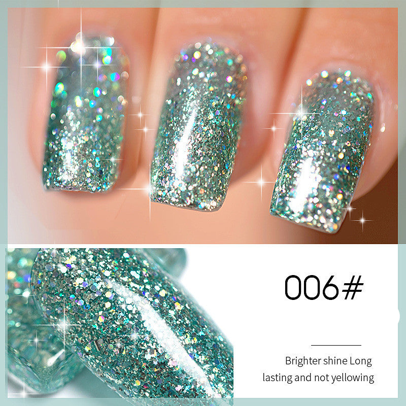 Flash Nail Polish New Super Flash Micro Diamond Nail Shop Special Sequins Flash Nail Polish New Super Flash Micro Diamond Nail Shop Special Sequins